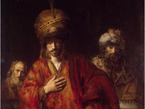 Падение Амана картина Рембрандта в зеркале времени