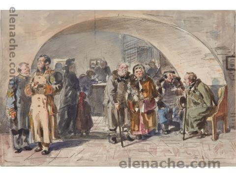 Неизвестные передвижники. Рисунок второй половины XIX века